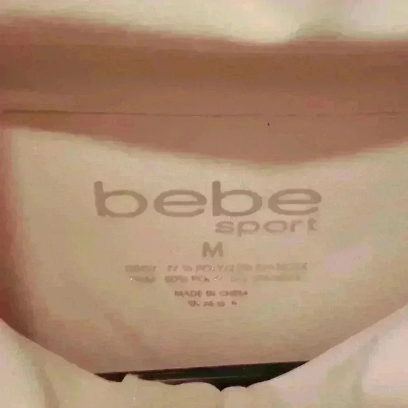 Bebe Athletic Jacket sz med. Zip up pockets. - Picture 3 of 3